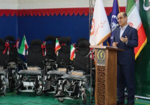 اهدای ۴۶ ویلچر اهدایی به توانخواهان و مددجویان بهزیستی گیلان