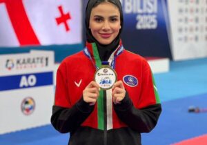 “سارا بهمنیار” مدال طلای لیگ جهانی کاراته وان گرجستان را کسب کرد