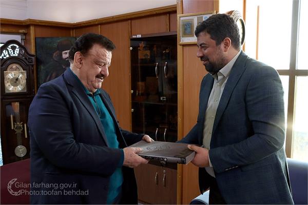 دیدار نوروزی “استاد ناصر وحدتی” با مدیرکل فرهنگ و ارشاد اسلامی گیلان