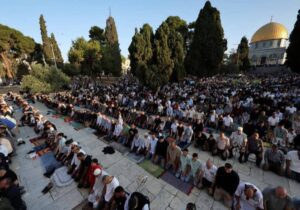 حضور ۸۰ هزار نفر در نماز عید قربان در مسجد الاقصی