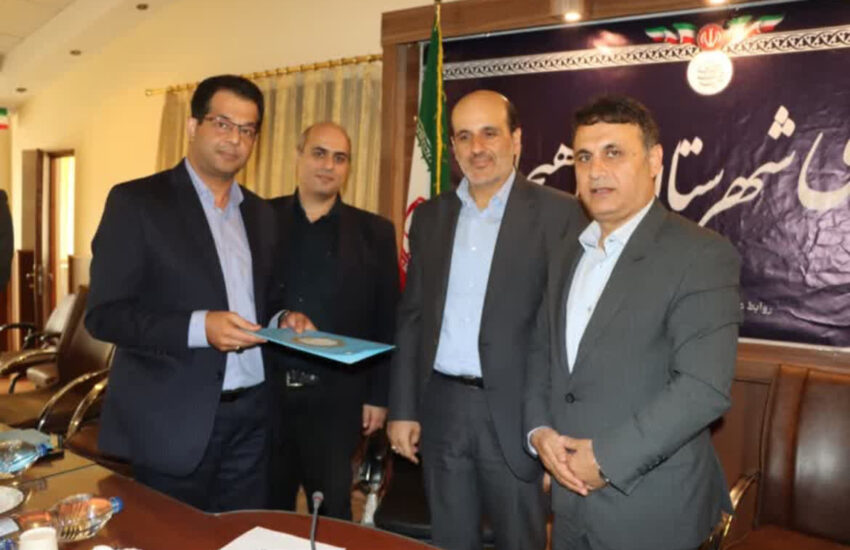 آیین تکریم و معارفه معاون هماهنگی امور عمرانی فرمانداری لاهیجان برگزار شد