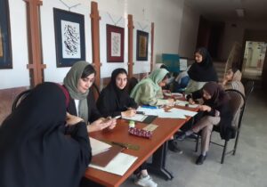 برگزاری نمایشگاه و کارگاه آموزشی “مشق غدیر” در سیاهکل
