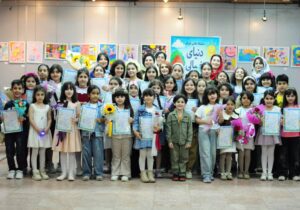 استقبال از برپایی نمایشگاه نقاشی کودک «دنیای خیالی من» در رشت 