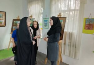 برپایی نمایشگاه نقاشی و هنرهای دستی افراد بالای ۶۰ سال در خانه خورشید سیاهکل، با حضور «دکتر سیده زهرا میراعلمی» فرماندار شهرستان 