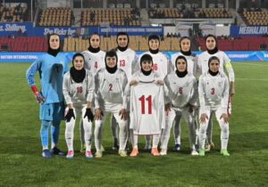 پیروزی تیم فوتبال بانوان ایران مقابل هند