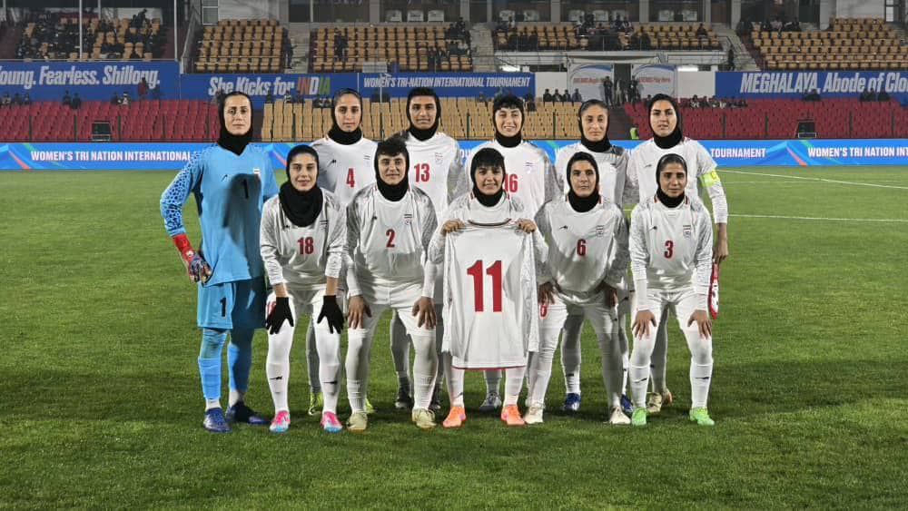 پیروزی تیم فوتبال بانوان ایران مقابل هند
