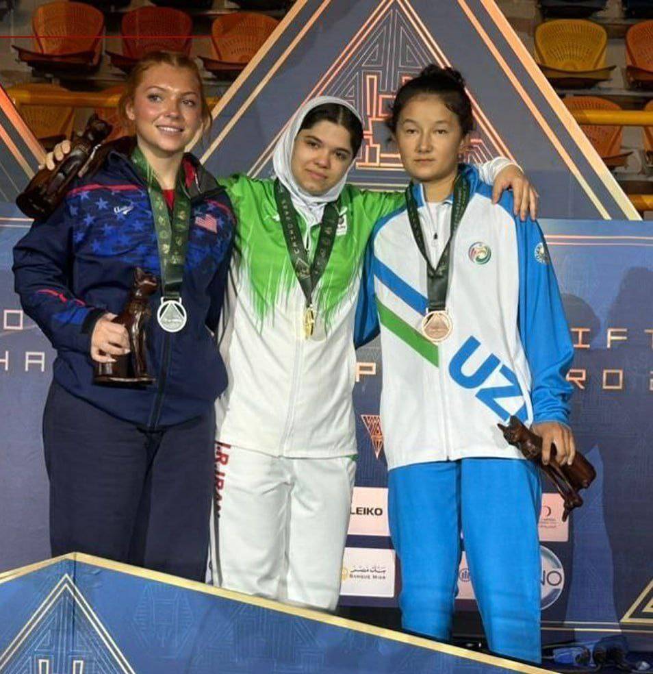 تاریخ‌سازی «عطیه سادات حسینی» دختر ایرانی با قهرمانی جهان