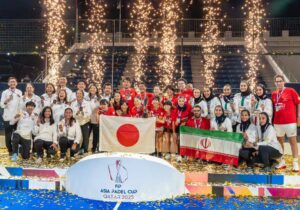 تیم پدل بانوان ایران نایب قهرمان آسیا شد