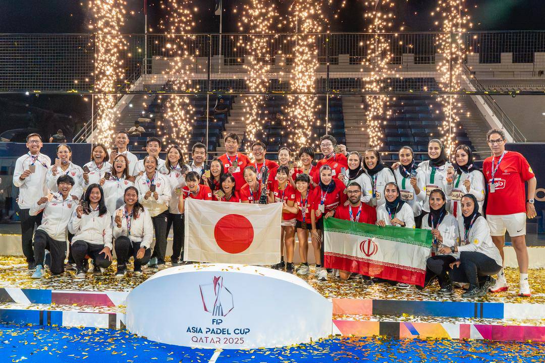 تیم پدل بانوان ایران نایب قهرمان آسیا شد