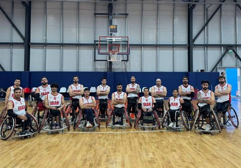 سومی بسکتبال با ویلچر ایران در قهرمانی آسیا