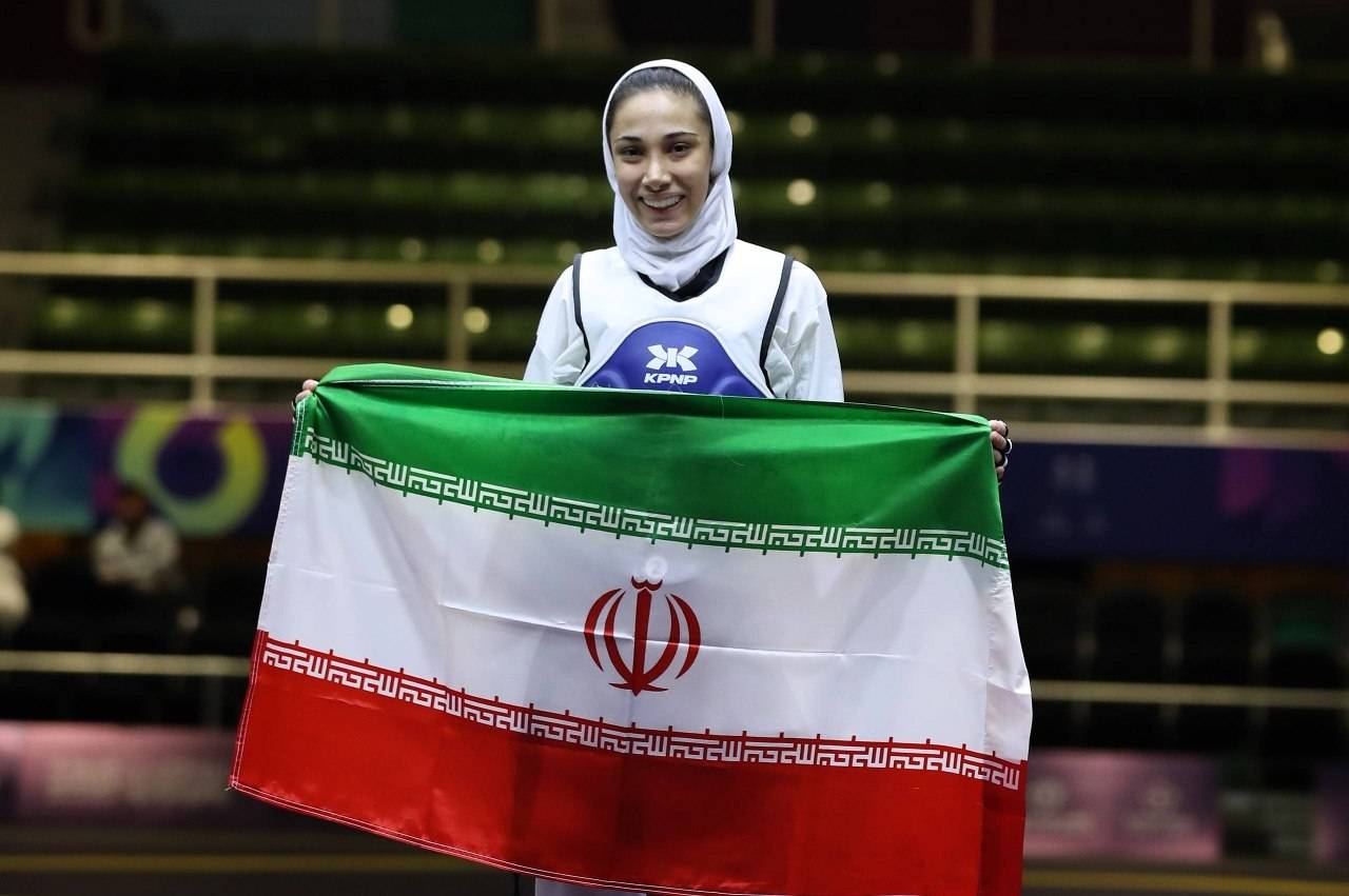 «ساینا کریمی» نخستین طلای تکواندوی ایران را ضرب کرد