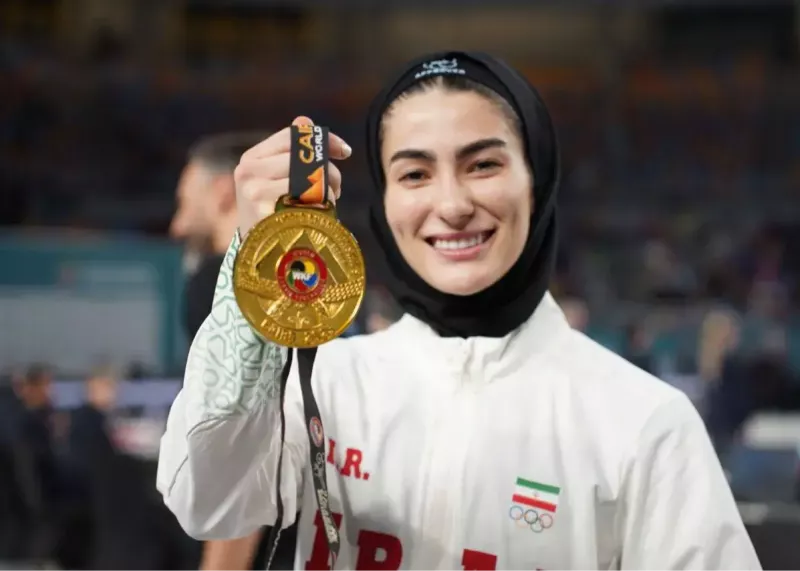 تاریخ سازی «آتوسا گلشاد نژاد» با کسب نخستین مدال طلای کاراته بانوان ایران در جهان