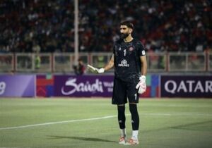 بیرانوند بهترین بازیکن دیدار تراکتور- الشرطه شد