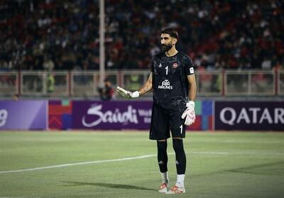 بیرانوند بهترین بازیکن دیدار تراکتور- الشرطه شد