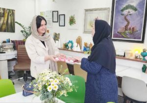 بازدید نگار نادری از نخستین آموزشگاه تجسمی چاف با عنوان « باغ هنر »