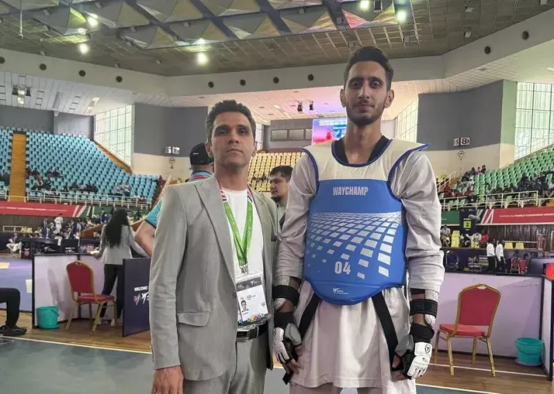 «امیررضا غلامی» تکواندو کار جوان گیلانی مدال طلای رقابت های جهانی را کسب کرد