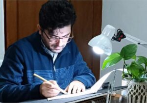 درخشش استاد خوشنویسی شعبه لنگرود در جشنواره بین المللی فجیره امارات