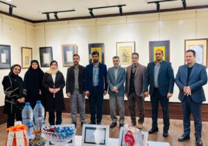 آغاز به کار نمایشگاه خوشنویسی و نقاشیخط «سطرهای نور» در لاهیجان