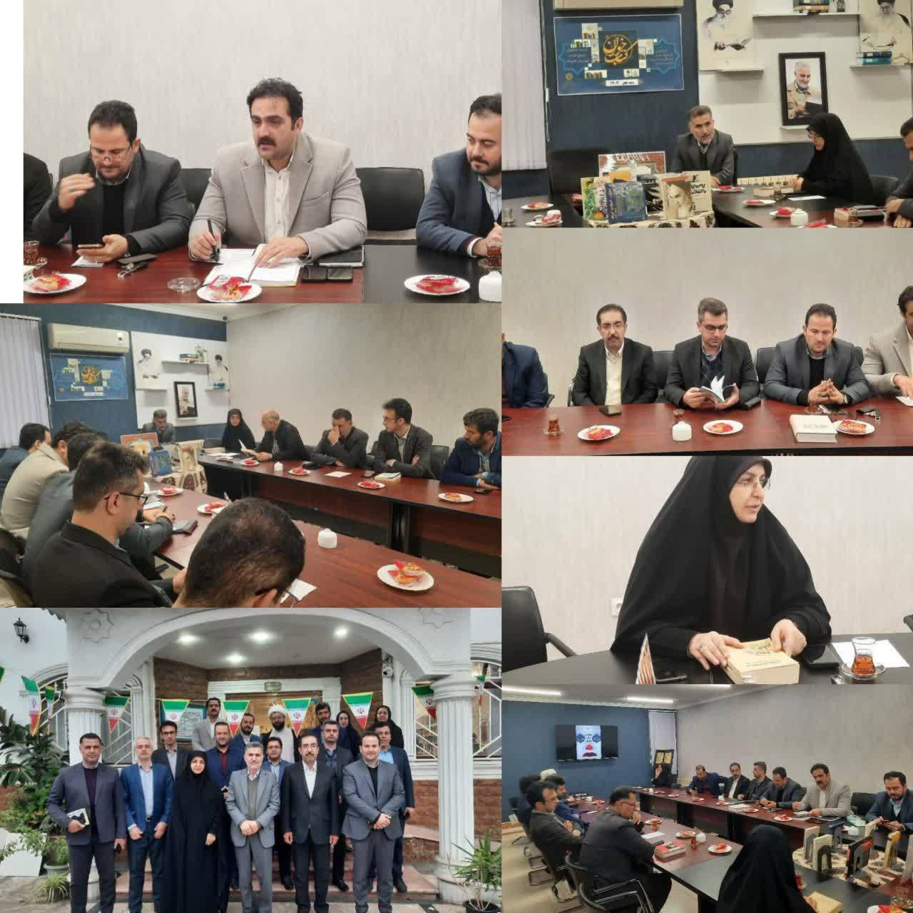 معرفی ۵ عنوان کتاب در نشست کتابخوان رؤسای ادارات لاهیجان به مناسبت دهه فجر