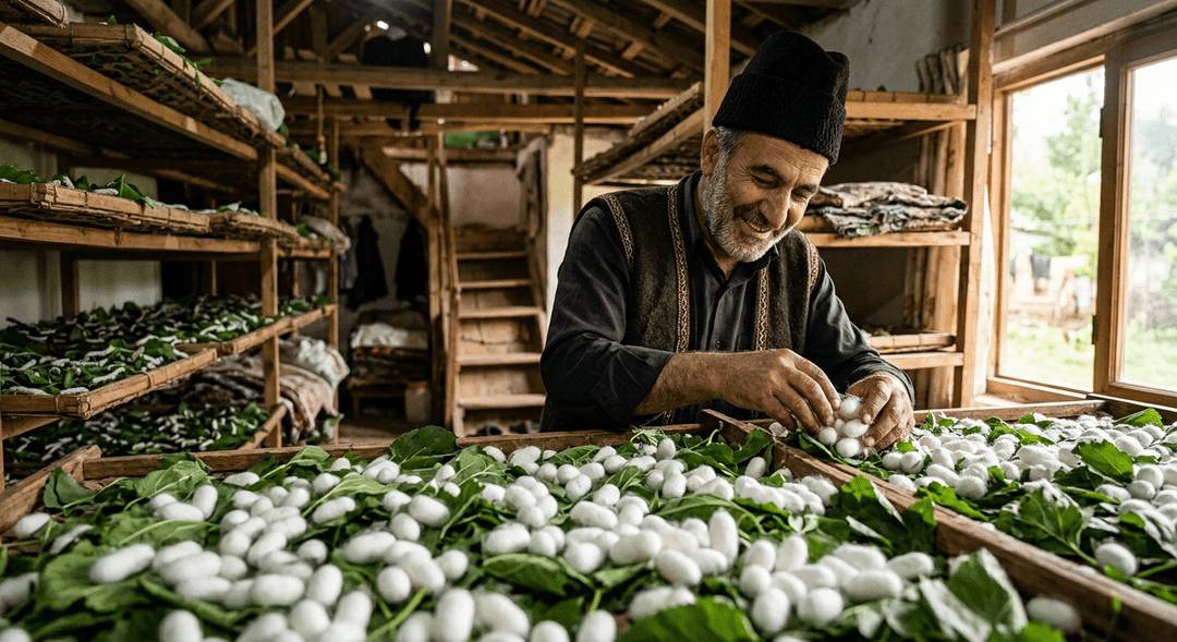 ۵۰۰۰ جعبه تخم نوغان در گیلان توزیع می‌شود