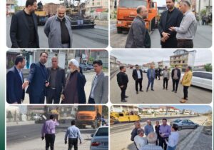 آسفالت کمربندی بزرگ خیام آغاز شد