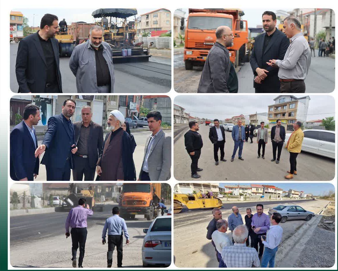 آسفالت کمربندی بزرگ خیام آغاز شد