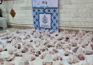ذبح ۱۰ رأس گوسفند و توزیع میان نیازمندان به مناسبت عید قربان