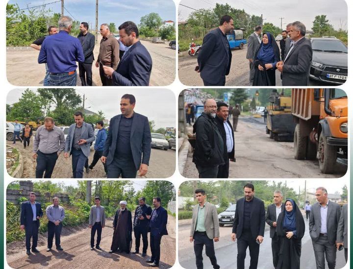 شهردار سیاهکل از پایان عملیات آسفالت خیابان بهارستان این شهرستان خبر داد