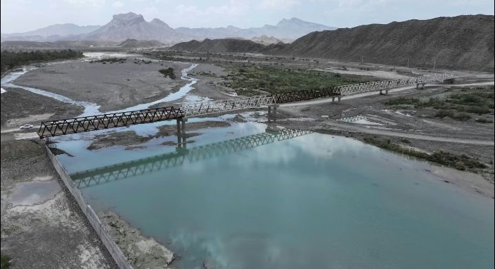بزرگترین پل فلزی کشور در قصرقند افتتاح شد