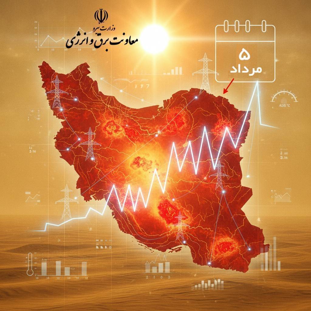 مرداد؛ پیش‌بینی اوج بار برق در سال ۱۴۰۵