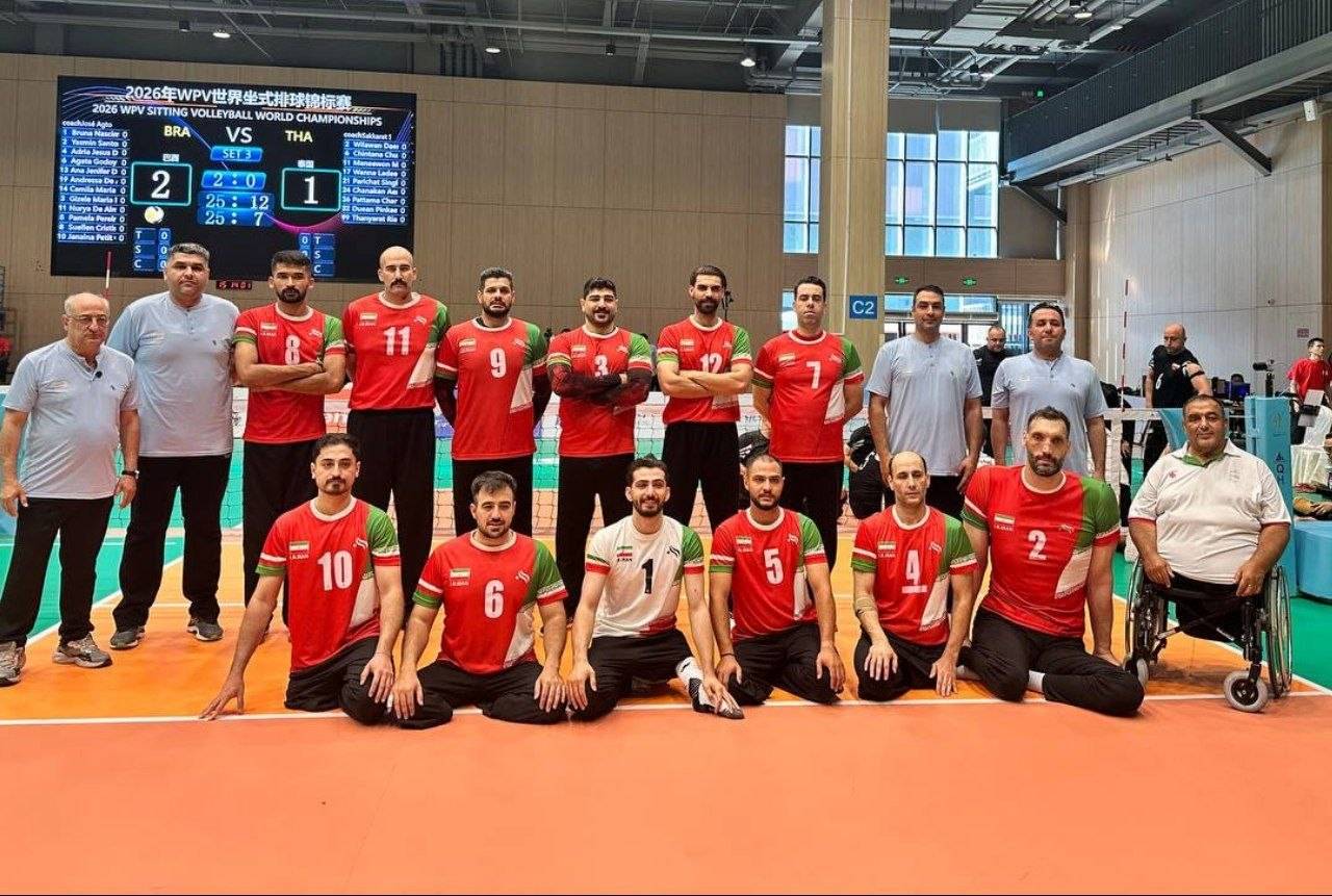مردان والیبال نشسته ایران با برد مقابل لهستان در مسیر قهرمانی نهم