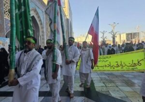 کاروان پیاده بیت‌ الرضای بافق به مشهد رسید